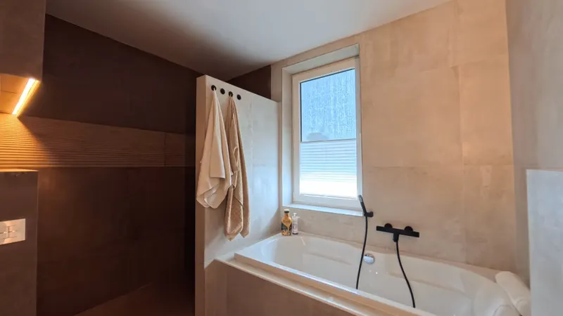 Master Suite Bath: Freestanding Soaking Tub & Walk-in Shower