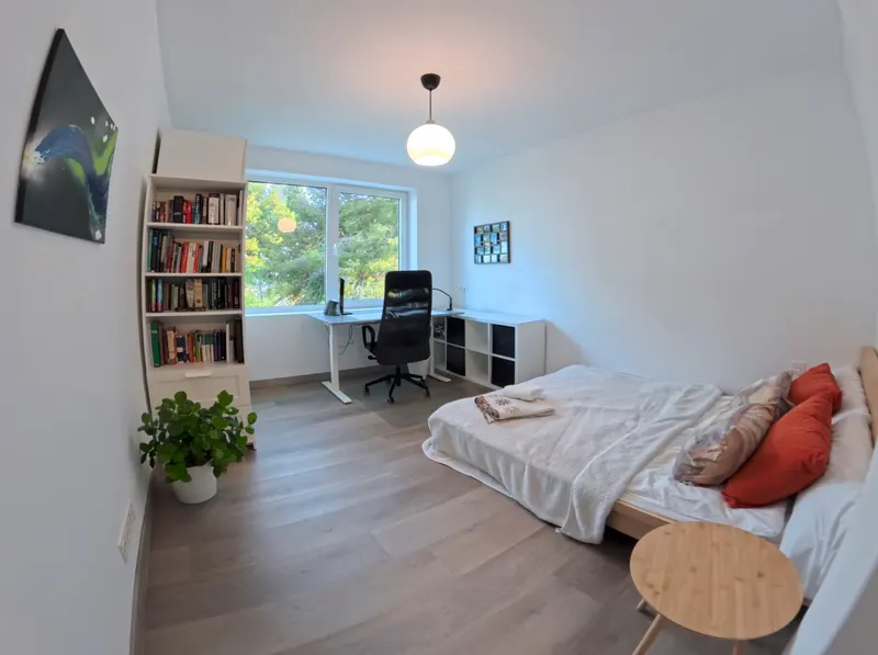 Bedroom 2: Single Bed & Study Angle