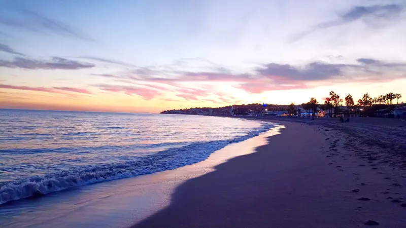 Pastel Sunset over La Cala de Mijas Bay