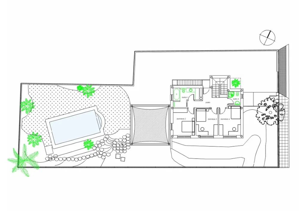 Plano arquitectónico de Planta Primera marYpinos